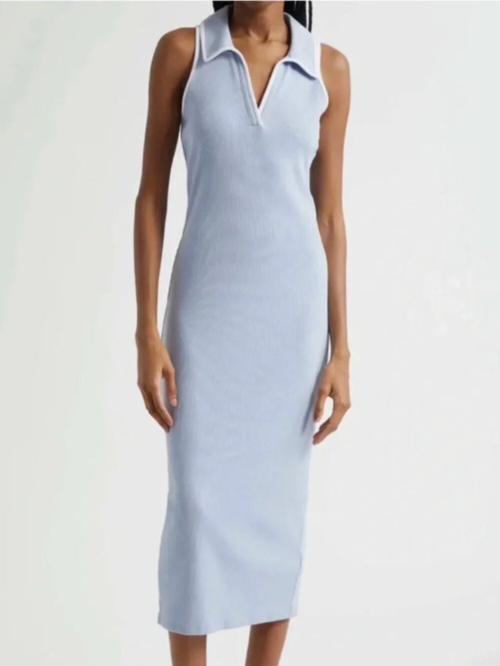 Veronica Beard Darien Stretch Cotton Polo Dress